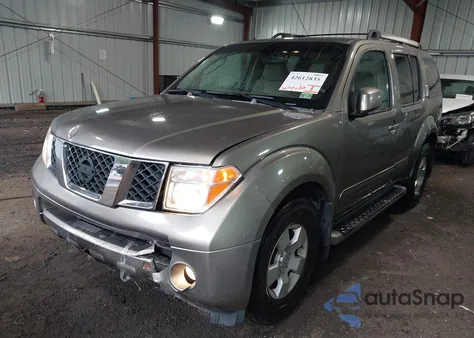 2005 Nissan Pathfinder Se from USA, damaged, VIN 5N1AR18U55C706261